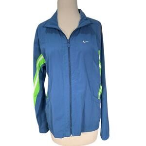 Vintage Y2K Nike Windbreaker Full Zip Jacket Womens Large 12/14 Streetwear